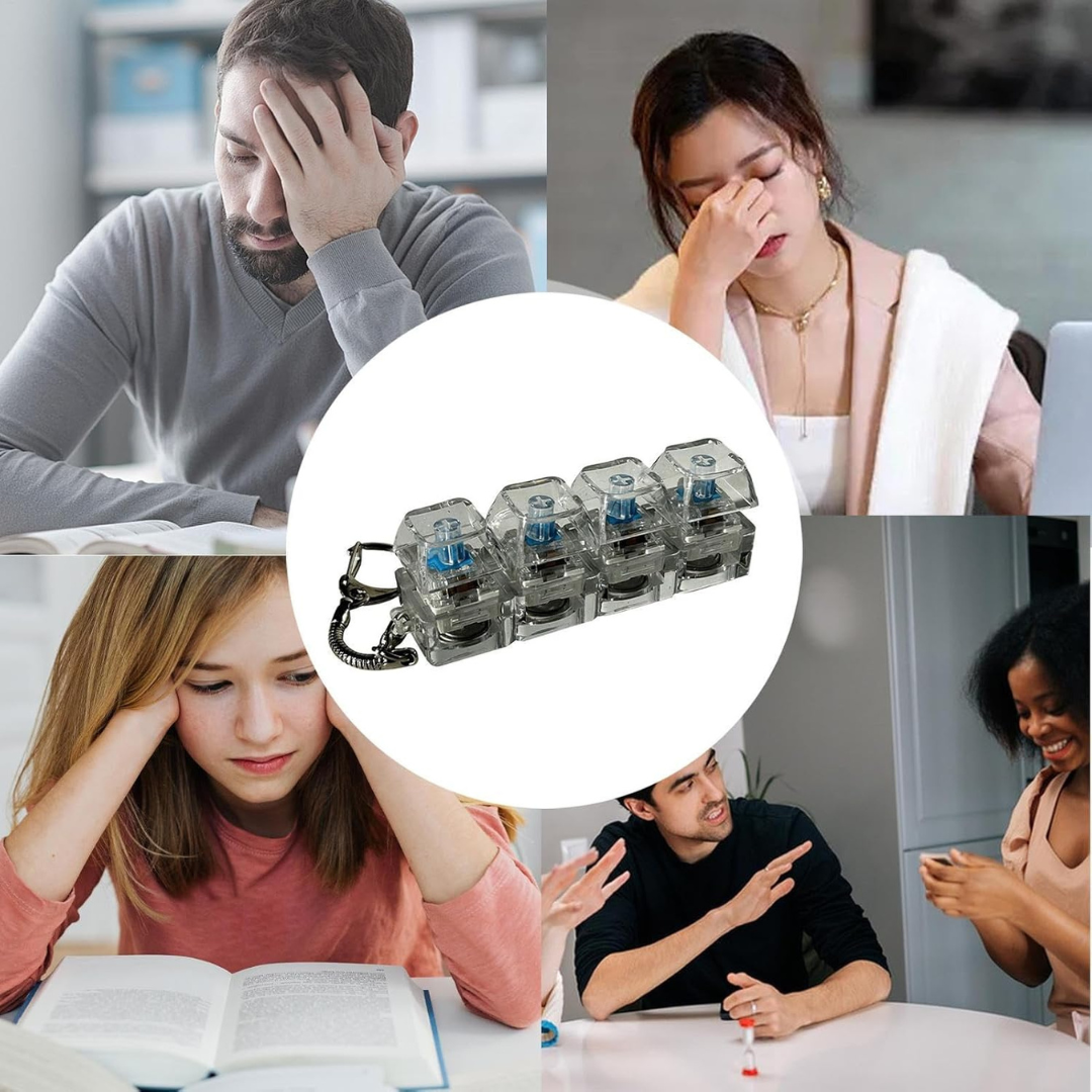 Teclado Fidget llavero de 4 teclas