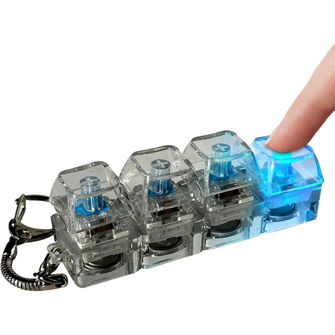 Teclado Fidget llavero de 4 teclas